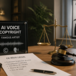 Drepturi de autor AI voce artist celebru: ce riști legal