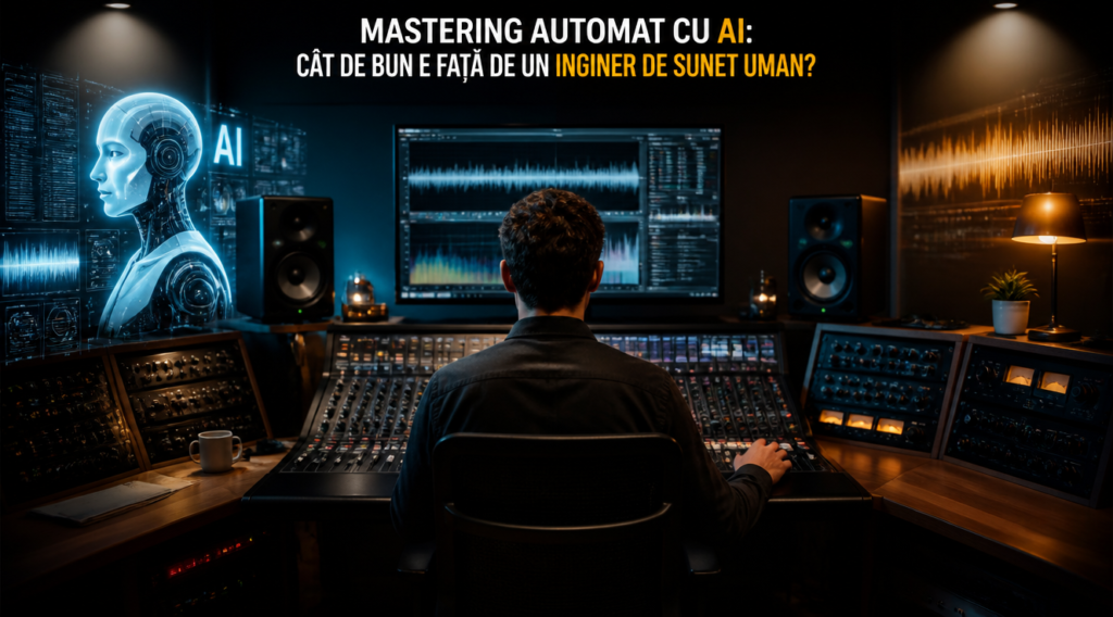 Mastering automat cu AI: cât de bun e față de un inginer de sunet uman