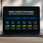 Codec-uri audio explicate: de ce contează bitrate-ul la streaming